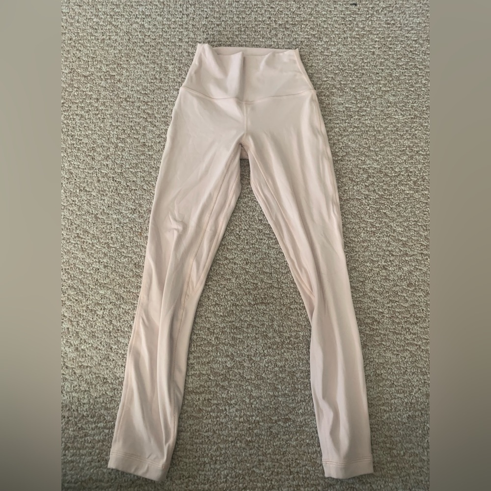 Lululemon Align 25 Feather Pink leggings Size 2